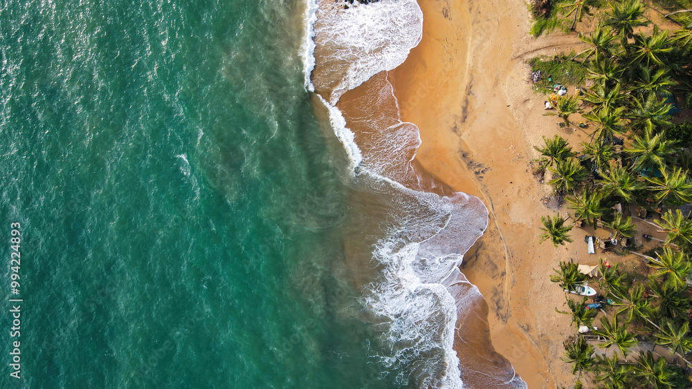 Breathtaking Aerial View of a Stunning Beach, Sri Lanka – Embracing Nature's Beauty and Coastal Serenity Breathtaking Aerial View of a Stunning Beach, Sri Lanka – Embracing Nature's Beauty and Coastal Serenity