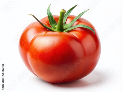 Wallpaper Mural Fresh Roma Tomato Isolated on White Background Perfect for Culinary and Food Photography Projects Torontodigital.ca