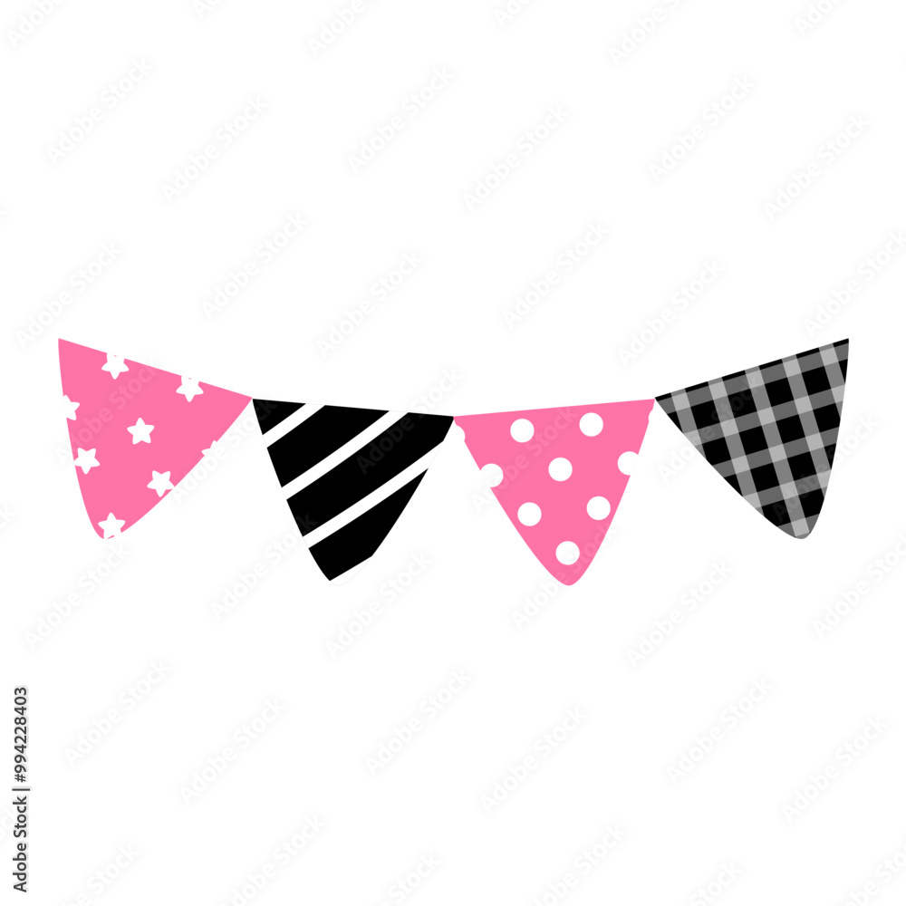 black and pink with pattern illustration black and pink with pattern illustration