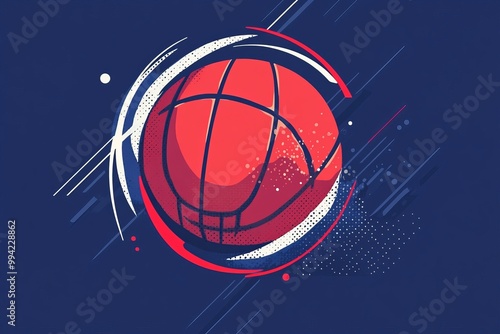 vector illustration background for College Basketball sport event photo