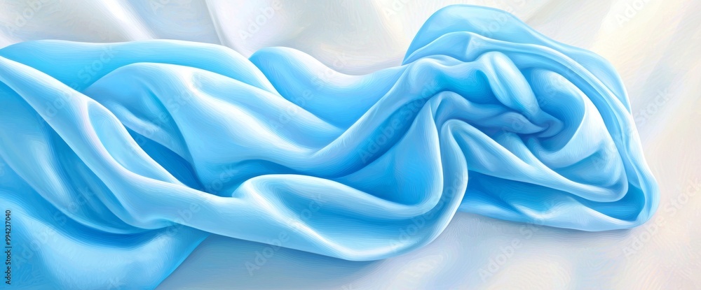 Fototapeta premium A transparent background is surrounded by light blue pencil strokes