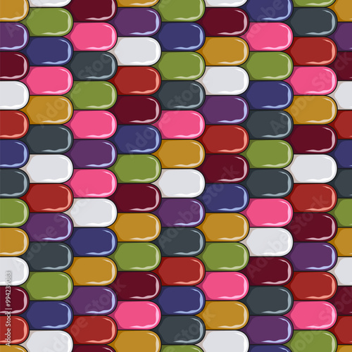 Seamless pattern with corn cob colorful, multi-colored texture, maize. Color vector background.
