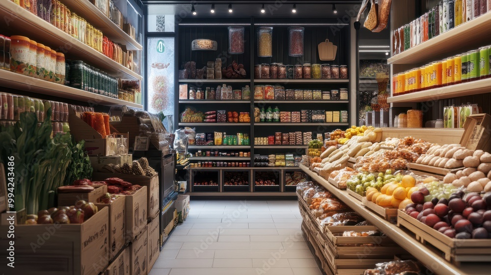 A store with a lot of food and drinks A store with a lot of food and drinks