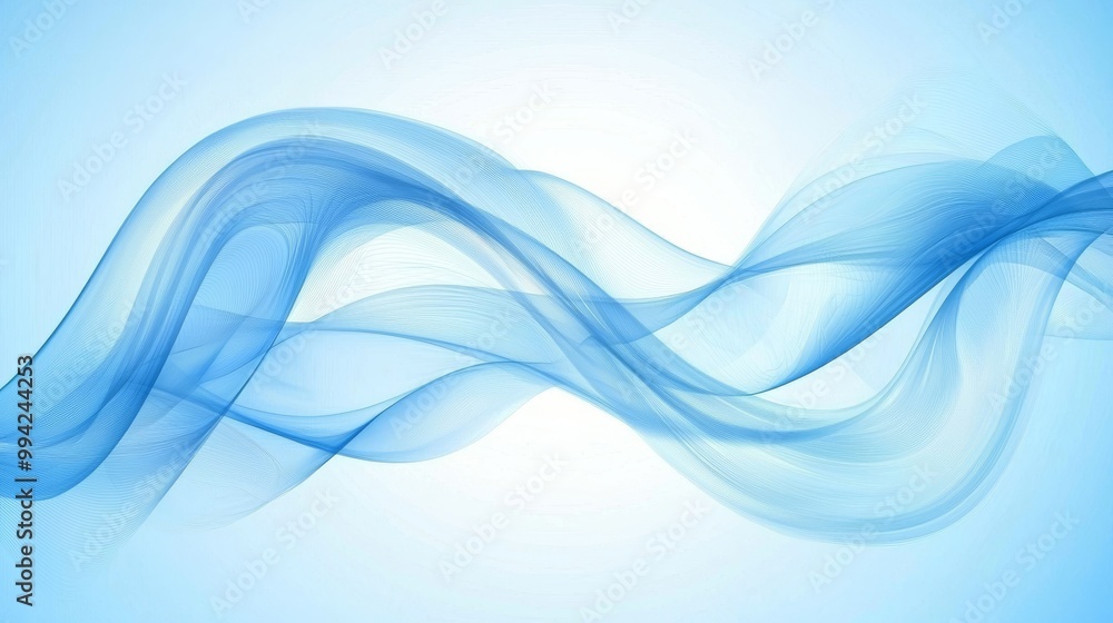 Blue waves design with smooth curves and soft shadows on a modern clean background. Gradient motion of dynamic lines on a minimal backdrop. Blue waves design with smooth curves and soft shadows on a modern clean background. Gradient motion of dynamic lines on a minimal backdrop.