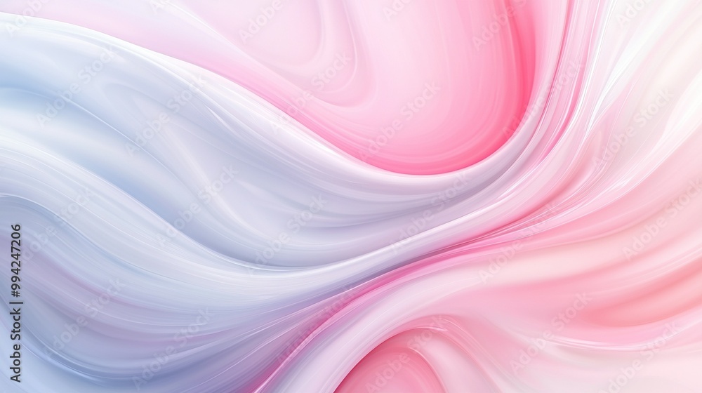 A zoomed in photo of a pastel backdrop featuring white and pink spiral patterns on its right side A zoomed in photo of a pastel backdrop featuring white and pink spiral patterns on its right side