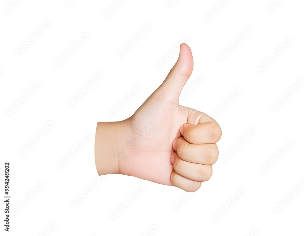 hand showing thumbs up isolated. Signal gesturing positive fingers hand showing thumbs up isolated. Signal gesturing positive fingers