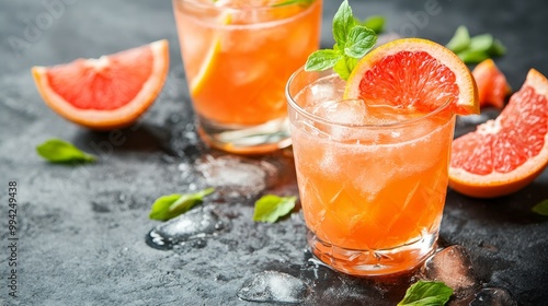 Drinks for the party: alcohol, non-alcoholic, or grapefruit cocktail