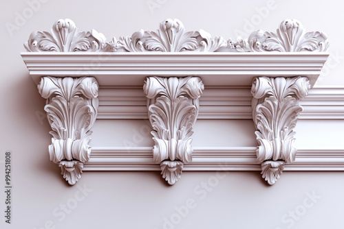 Crown Molding Vector Illust...