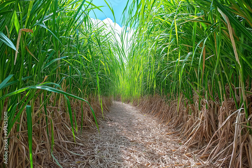 Filed Sugar Cane