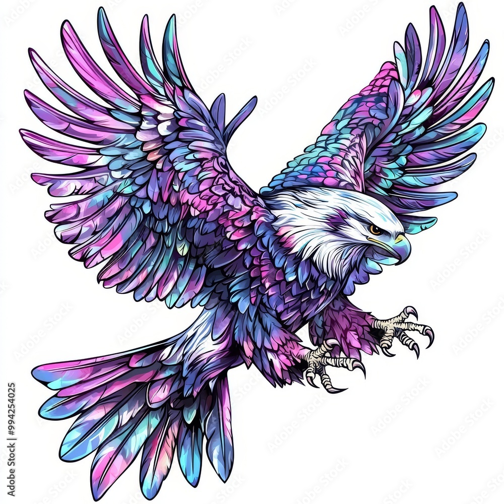 Obraz premium Various uses and designs for multicolored animal 3D for printing on t-shirts