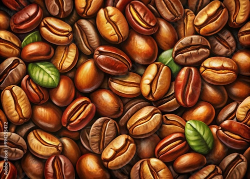 High-Quality Coffee Bean Vector Illustration for Culinary, Beverage, and Food Related Designs