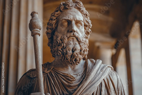 Statue Of Zeus At Olympia