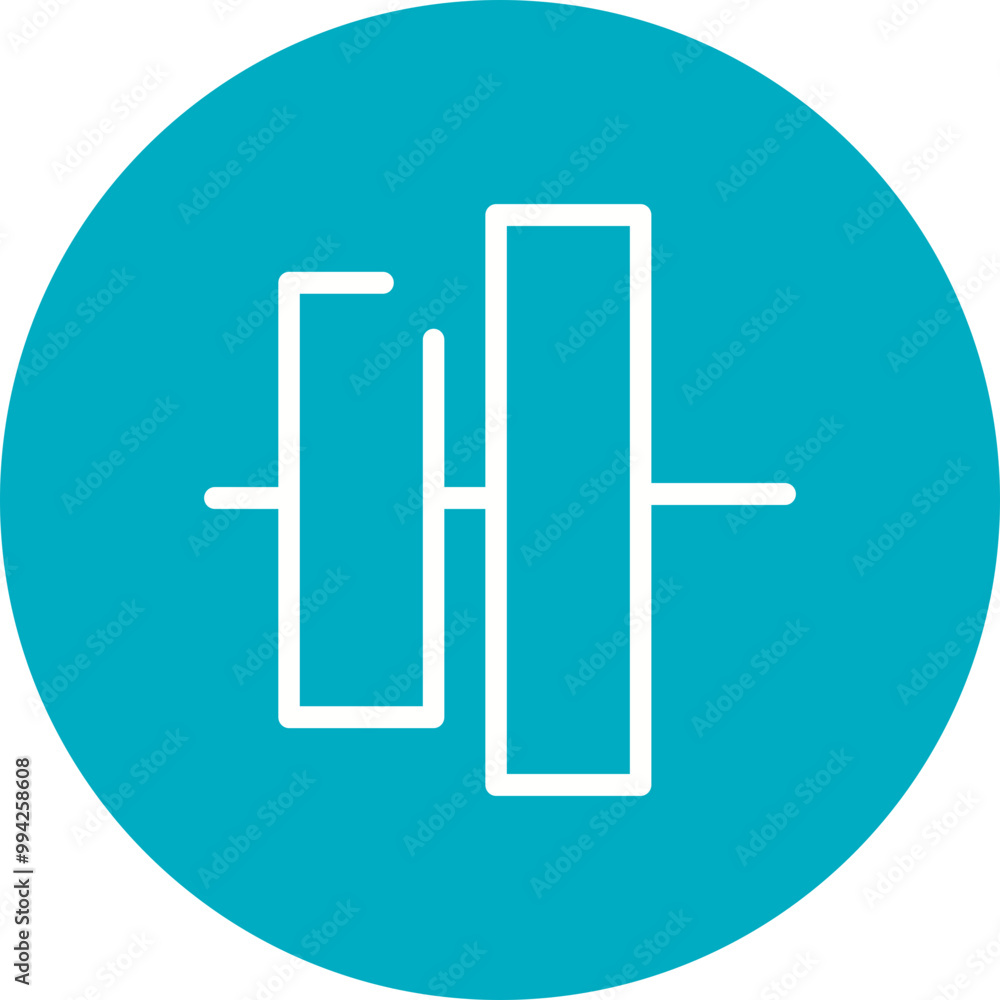 Single isolated icon with outline style icon on white background