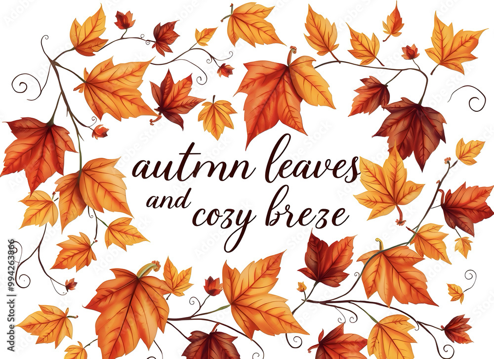 An exquisite composition of autumn leaves in varying shades of earthy brown, from deep terracotta to warm golden honey, set against a crisp white background that evokes the coziness and softness of an An exquisite composition of autumn leaves in varying shades of earthy brown, from deep terracotta to warm golden honey, set against a crisp white background that evokes the coziness and softness of an