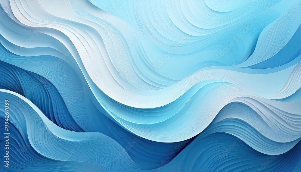 Supple light blue abstract poster banner backdrop with a blue-white pastel gradient background. Supple light blue abstract poster banner backdrop with a blue-white pastel gradient background.