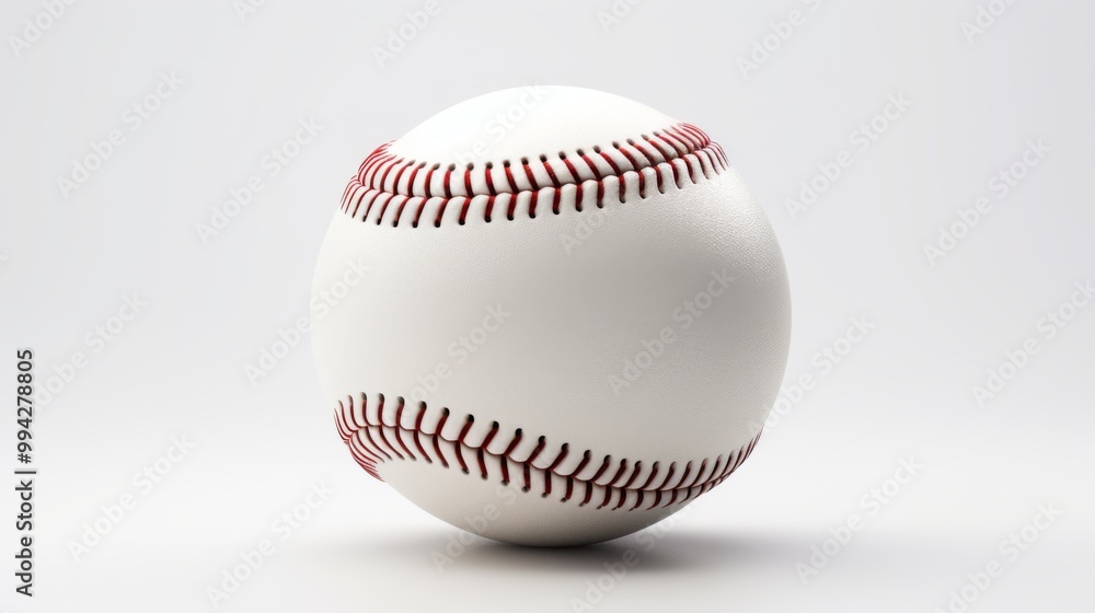 baseball on the white background baseball on the white background