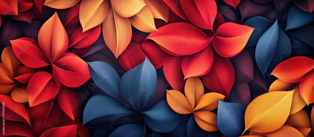 Abstract floral 2d background design Abstract floral 2d background design