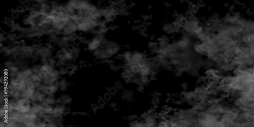Photography Abstract black fog design with smoke texture overlays