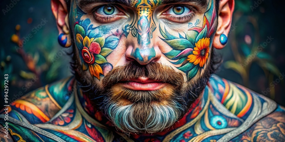 Intricate Tattoos on Skin Showcasing Artistry and Personal Expression in Vibrant Colors and Designs