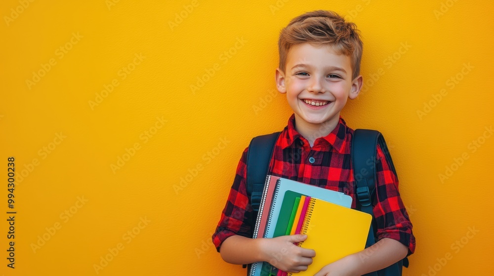 The Smiling Boy with Books The Smiling Boy with Books