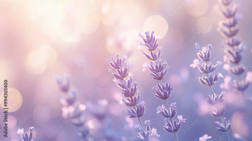 Fototapeta premium The Lavender Blooms in Sunshine