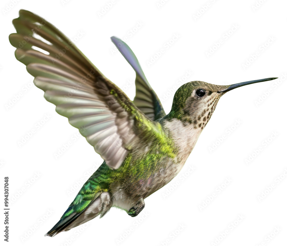 Naklejka premium PNG Hummingbird hummingbird hovering animal.