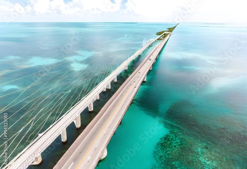 A view of the Bridge in the Florida Keys photo