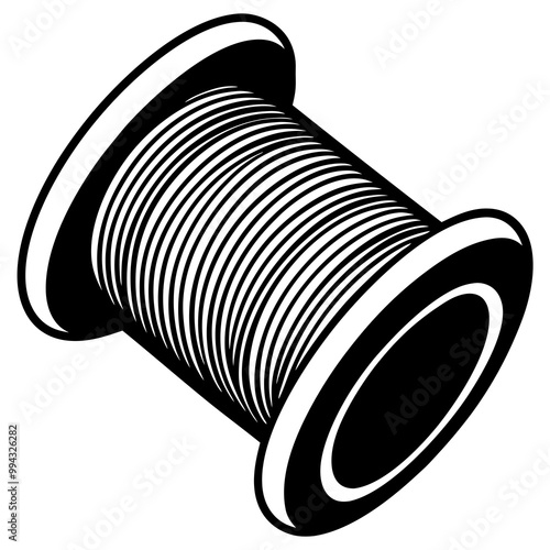 thread spool clip art vector illustration