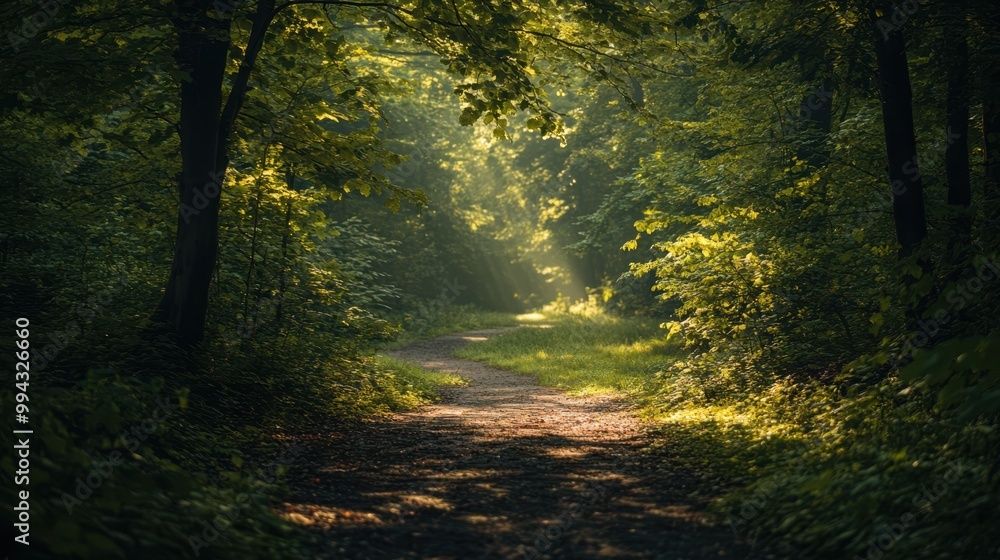 The Serene Forest Path The Serene Forest Path