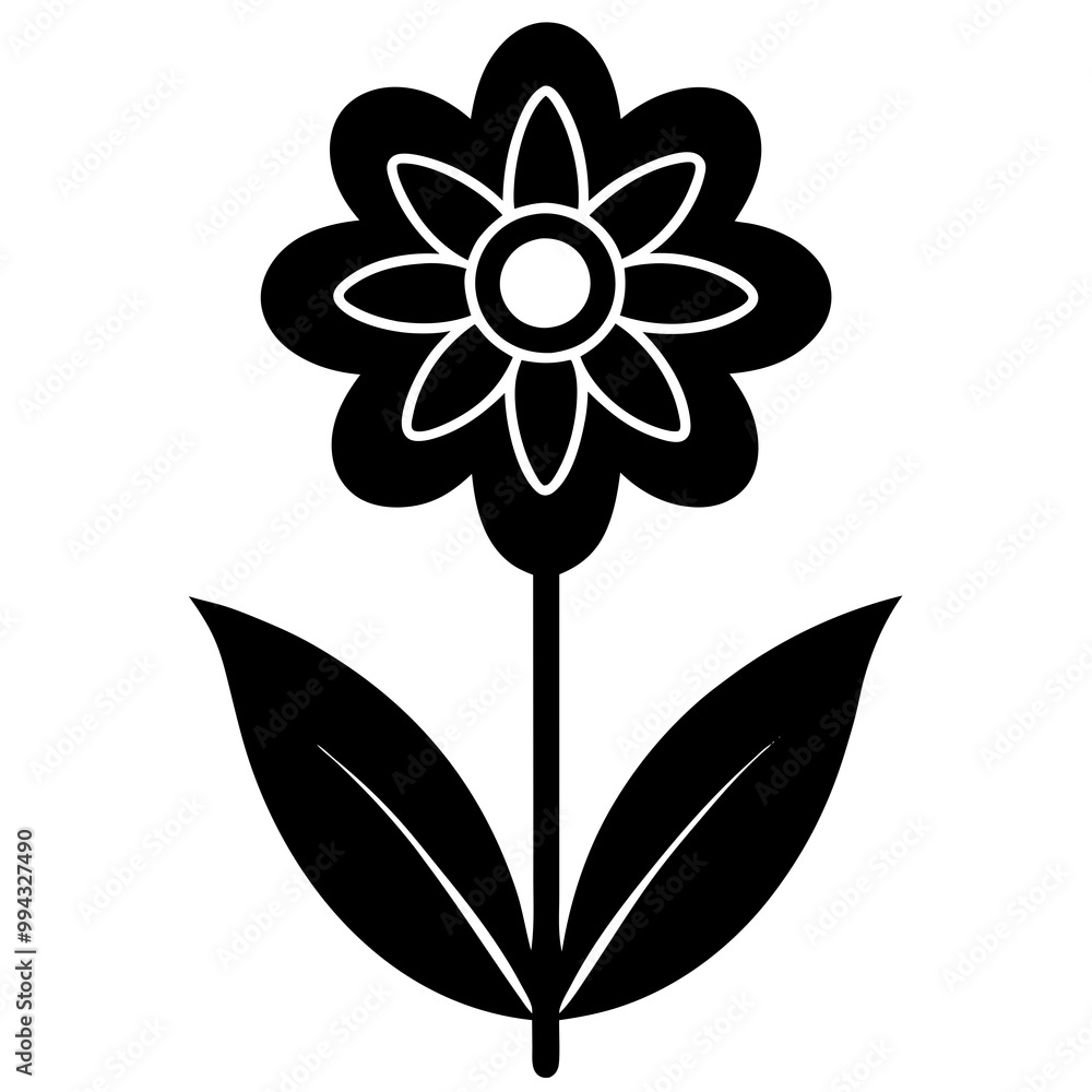 spring Easter flower clip art vector illustration spring Easter flower clip art vector illustration