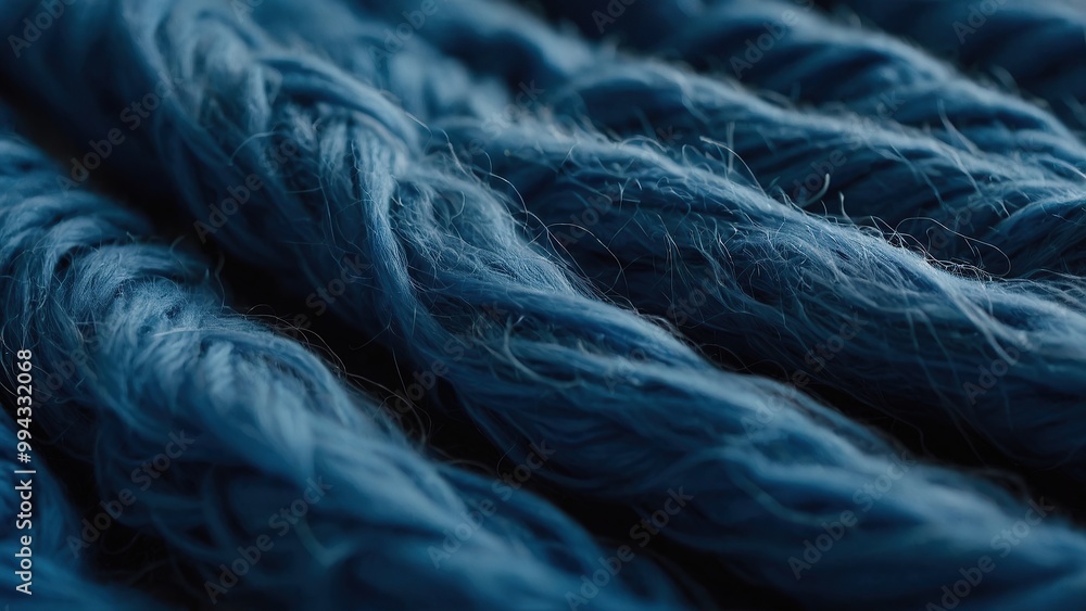 Blue felting wool as background closeup view Blue felting wool as background closeup view