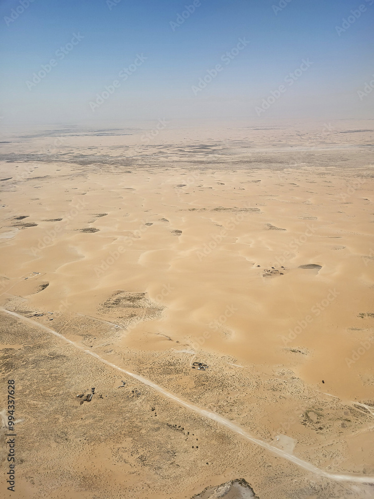 Fototapeta premium Desert in Dammam in Saudi Arabia