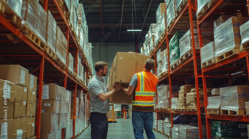 The Workers in Warehouse Setting The Workers in Warehouse Setting