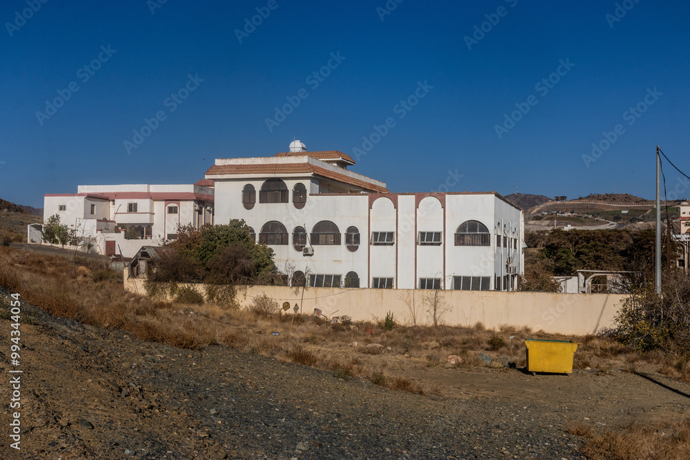 Residential buildings in the suburbs of Al Baha, Saudi Arabia Residential buildings in the suburbs of Al Baha, Saudi Arabia