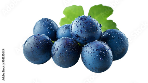 Wallpaper Mural Bunches of grapes on a transparent background. Torontodigital.ca