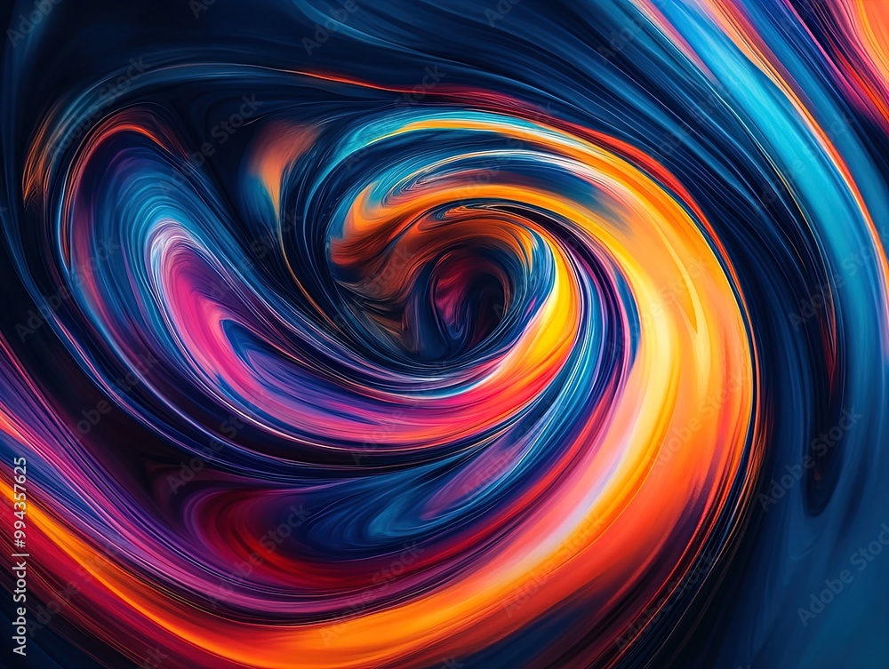 Vibrant Swirling Liquid Colors: Abstract Cyan, Magenta, and Orange Design on Dark Background - Perfect for Sports-Themed Interior Posters! Vibrant Swirling Liquid Colors: Abstract Cyan, Magenta, and Orange Design on Dark Background - Perfect for Sports-Themed Interior Posters!