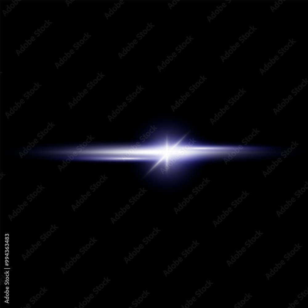 Light beam flashing neon glow, Glow light effect, Flash of golden light. Vector illustration. Light beam flashing neon glow, Glow light effect, Flash of golden light. Vector illustration.