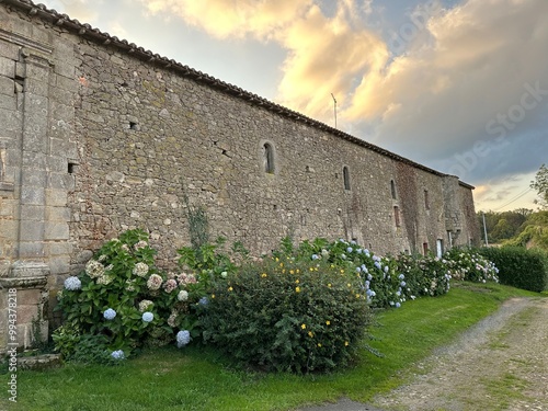 Obraz na płótnie Château de la Durbelière à Saint-Aubin-de-Baubigné w salonie