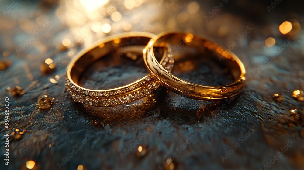 Sparkling Wedding Rings: A Symbol of Forever Love Sparkling Wedding Rings: A Symbol of Forever Love