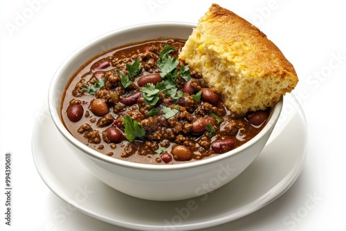 Spicy Beef Chili with Homemade Cornbread