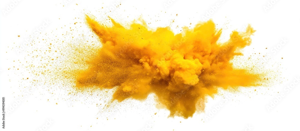 Yellow Powder Explosion Yellow Powder Explosion