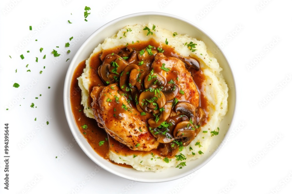 Golden Chicken Marsala with Mushroom Sauce Golden Chicken Marsala with Mushroom Sauce
