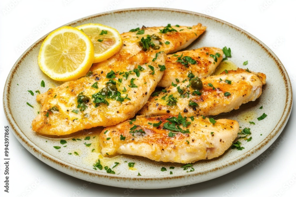 Zesty Lemon Chicken Piccata over Pasta Zesty Lemon Chicken Piccata over Pasta
