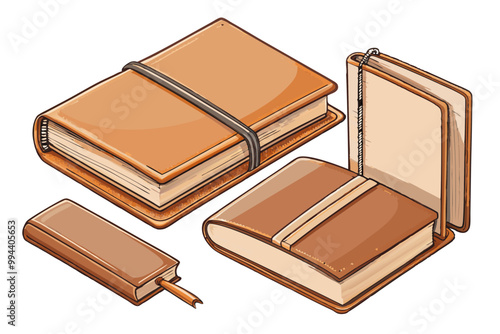 Books vector collection. Pile of books, Sketch engraving stack of books set