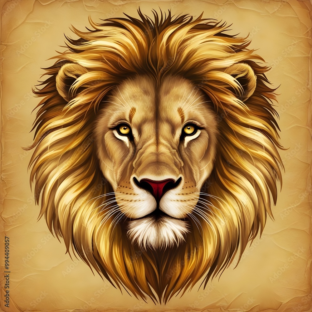 lion head portrait lion head portrait