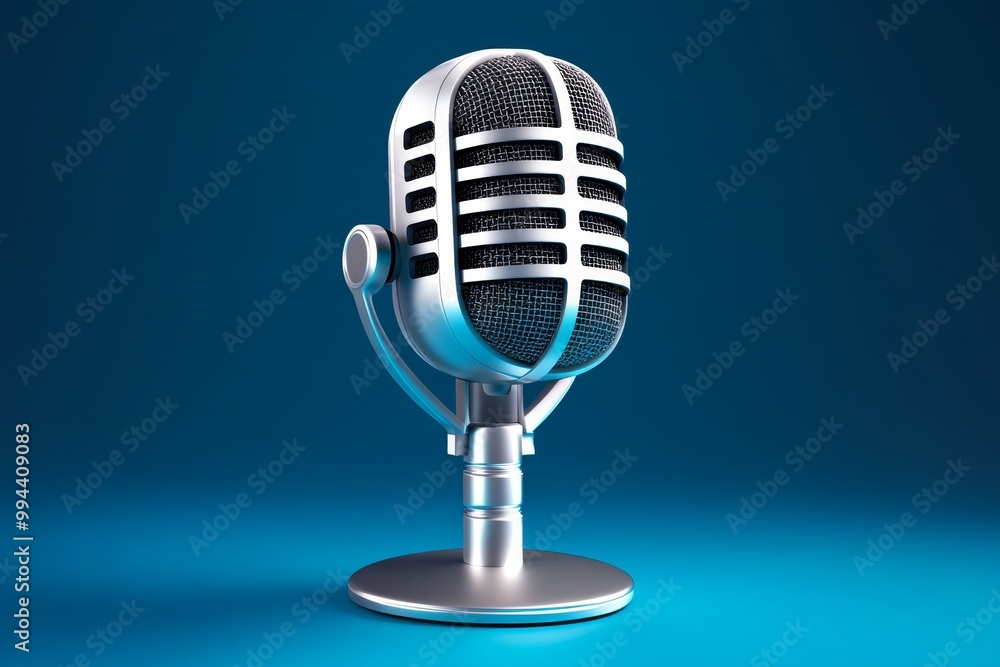 A minimalist microphone symbol, representing the art of podcasting and storytelling through voice A minimalist microphone symbol, representing the art of podcasting and storytelling through voice