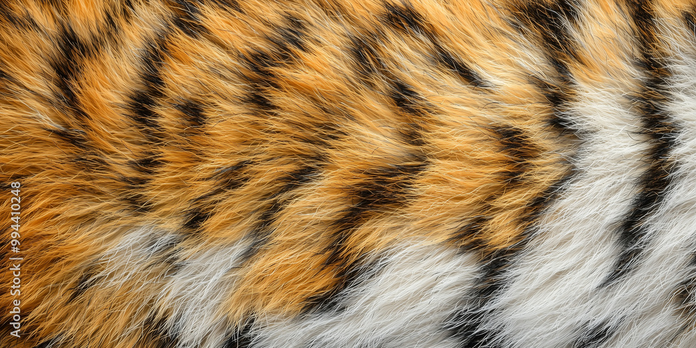 Close-up of tiger fur texture for background or design art work Close-up of tiger fur texture for background or design art work
