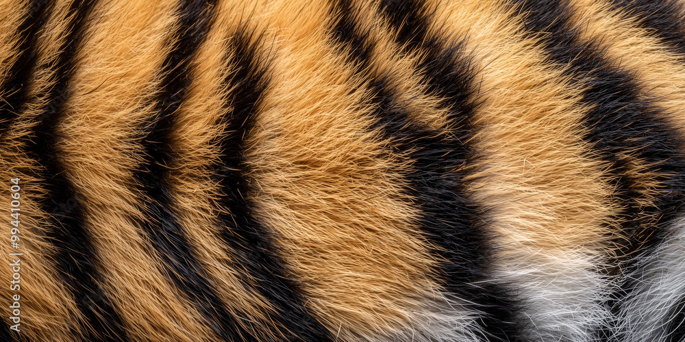 Close-up of tiger fur texture for background or design art work Close-up of tiger fur texture for background or design art work