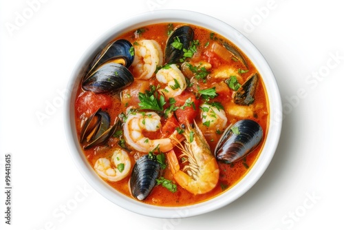 Flavorful Seafood Bouillabaisse with Crusty Bread