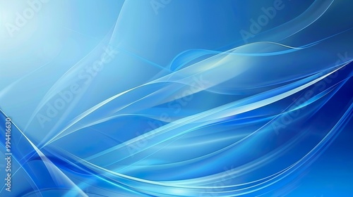 Blue_technology_minimalist_curve_background